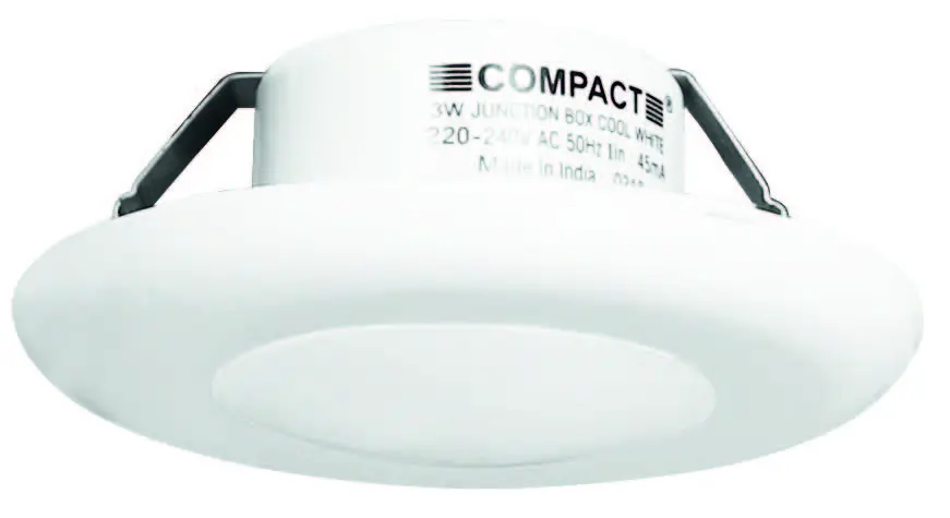3W LED Backlit Downlight | Polycarbonate Housing | Conceal Mounting | Junction Box /JB-3W