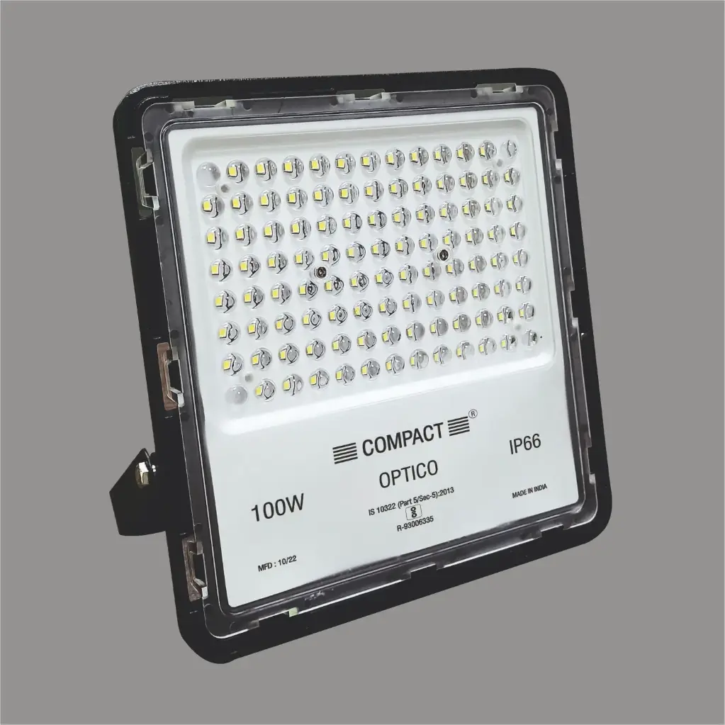 100W LED Flood Light, Lens Model, IP66 Rated Outdoor Light, OPTICO,  L-521