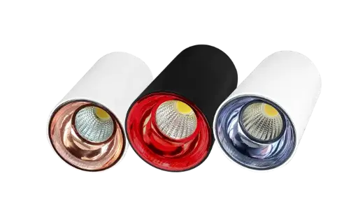 Cylindrical Surface Mounted Spot Light/Down Light, NOVA - SURFACE COB, L-333 (Aluminium)
